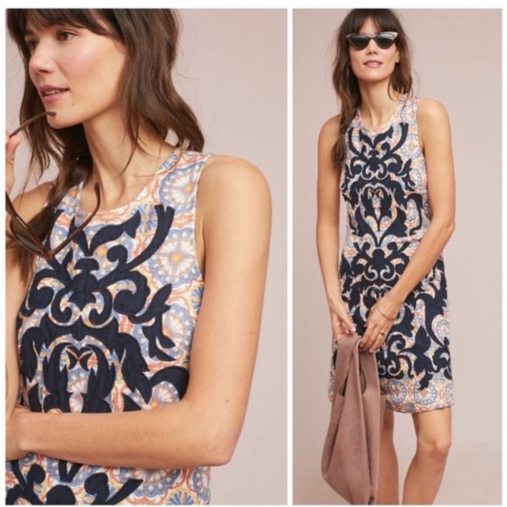 NWT Anthropologie Shift Sleeveless Dress
